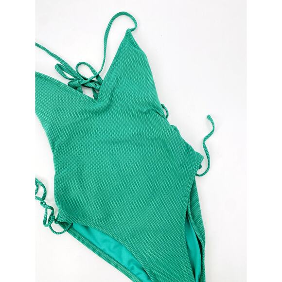 Stoney Clover S green Textured One Piece Swimsuit - Picture 4 of 8